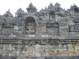 Indonesia - Borobudur temple - wall detail