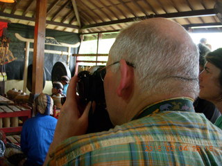 Indonesia - music and puppet show - people taking pictures