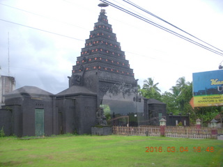 Indonesia - bus ride back from Borobudur + temple