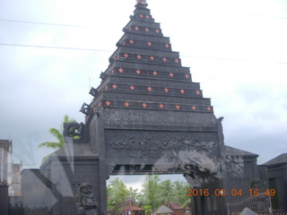 Indonesia - bus ride back from Borobudur + temple