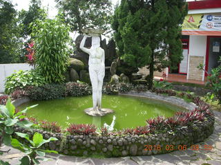 28 996. Indonesia - Probolinggo drive to Mt. Bromo - fountain at rest stop