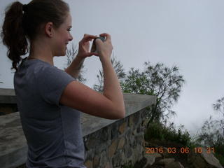 Indonesia - Mighty Mt. Bromo - friend taking a picture