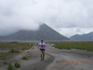 Indonesia - Mighty Mt. Bromo - Sea of Sand - Adam running