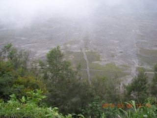 208 996. Indonesia - Mighty Mt. Bromo - Sea of Sand from above