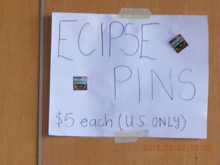 Eclipse [sic] Pins advertisement