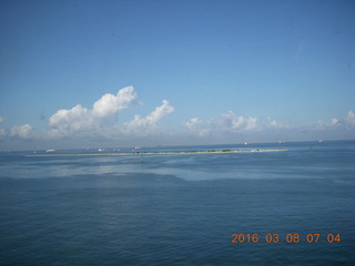 clouds over the sea