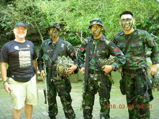 2928 998. Indonesia - Bantimurung Water Park - Adam + soldiers