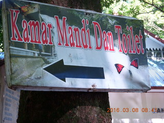 Indonesia - Bantimurung Water Park sign