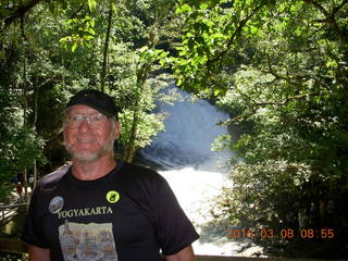 2930 998. Indonesia - Bantimurung Water Park - Adam and waterfall