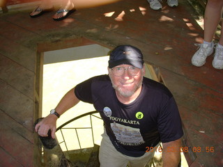 2931 998. Indonesia - Bantimurung Water Park - Adam climbing helix (spiral) staircase