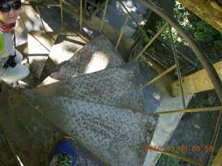 Indonesia - Bantimurung Water Park - helix (spiral) staircase