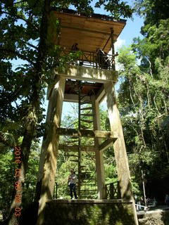 Indonesia - Bantimurung Water Park - Adam climbing helix (spiral) staircase