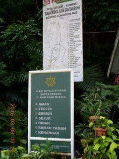 Indonesia - Bantimurung Water Park signs