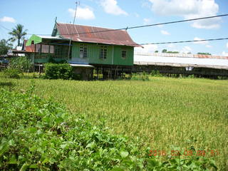 Indonesia village - Adam on bridge