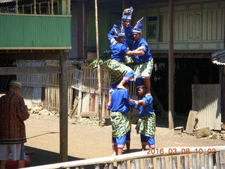 Indonesia village - dancers/acrobats