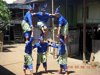 Indonesia village - dancers / acrobats