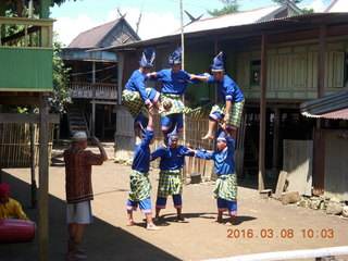 Indonesia village - dancers /acrobats