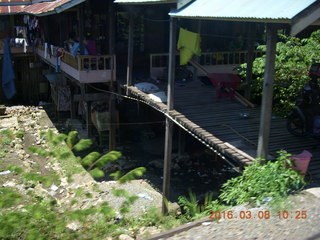 196 998. Indonesia - drive back - bridge to house