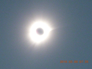 Makassar Straight total solar eclipse - Mark and Mike and masks