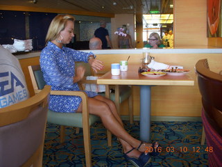 Volendam at sea - shipboard musician