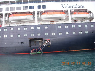 Vonendam from tender boat