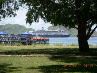 28 99b. Indonesia - Komodo Island - Volendam in the distance