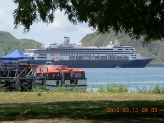 29 99b. Indonesia - Komodo Island - Volendam in the distance