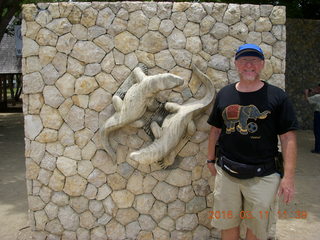 Indonesia - Komodo Island dragon close up