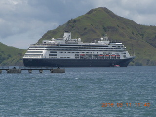 114 99b. Indonesia - Komodo Island with Volendam in distance