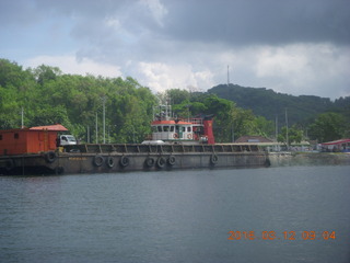 10 99c. Indonesia - Lombok - tender boat ride - harbor boats