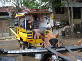 Indonesia - Lombok - horse-drawn carriage ride back - Angela and Terry