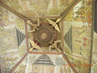 Indonesia - Bali - temple at Klungkung - ceiling