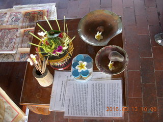 Indonesia - Bali - temple at Klungkung - display
