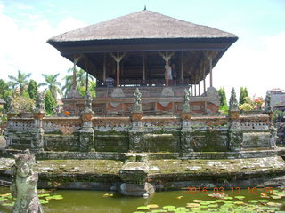 Indonesia - Bali - temple at Klungkung - musical instruments