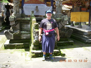 Indonesia - Bali - temple at Bangli + Adam