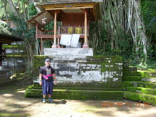 Indonesia - Bali - Temple at Bangli - giant banyon tree + Adam +++