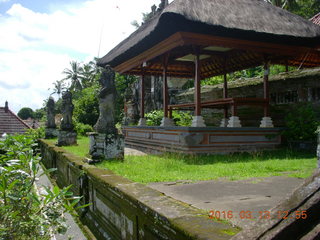 Indonesia - Bali - Temple at Bangli - treehouse in giant banyon tree