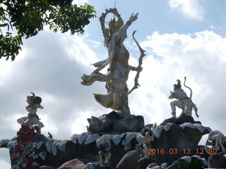 347 99d. Indonesia - Bali - bus ride - monument