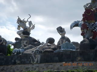 Indonesia - Bali - bus ride - monument