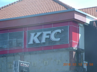 Indonesia - Bali - bus ride - monument - KFC
