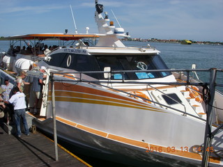 Indonesia - Bali - tender boat back to Volendam