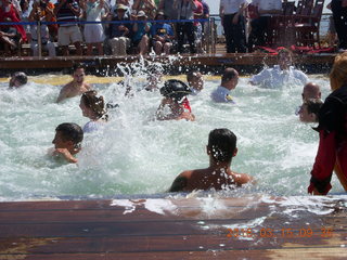 Volendam - King Neptune visit - all in the drink