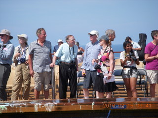 Volendam - King Neptune visit - Bill Speare, Irish Andy