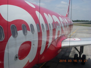 Air Asia flight to Kuala Lumpur