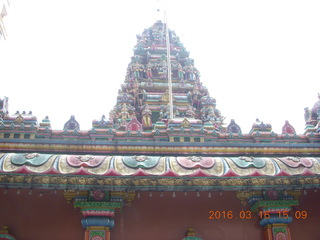 Malaysia - Kuala Lumpur food tour - Hindu temple - selfie +++