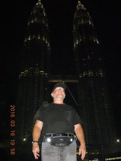 Malaysia - Kuala Lumpur food tour - twin Petronas towers + Adam