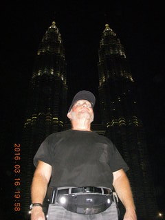 Malaysia - Kuala Lumpur food tour - twin Petronas towers + Adam