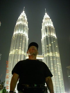 Malaysia - Kuala Lumpur food tour - twin Petronas towers + Adam