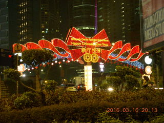 Malaysia - Kuala Lumpur food tour - twin Petronas towers with moon