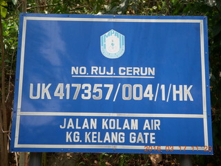 Malaysia - Kuala Lumpur - Exciting Mountain Hike sign